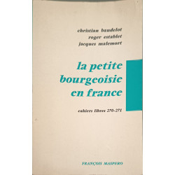 La petite bourgeoisie en France