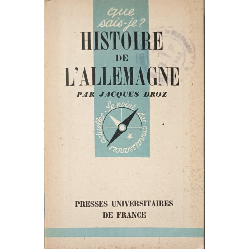 Quie sais-je? L'Allemagne de l'Histoire