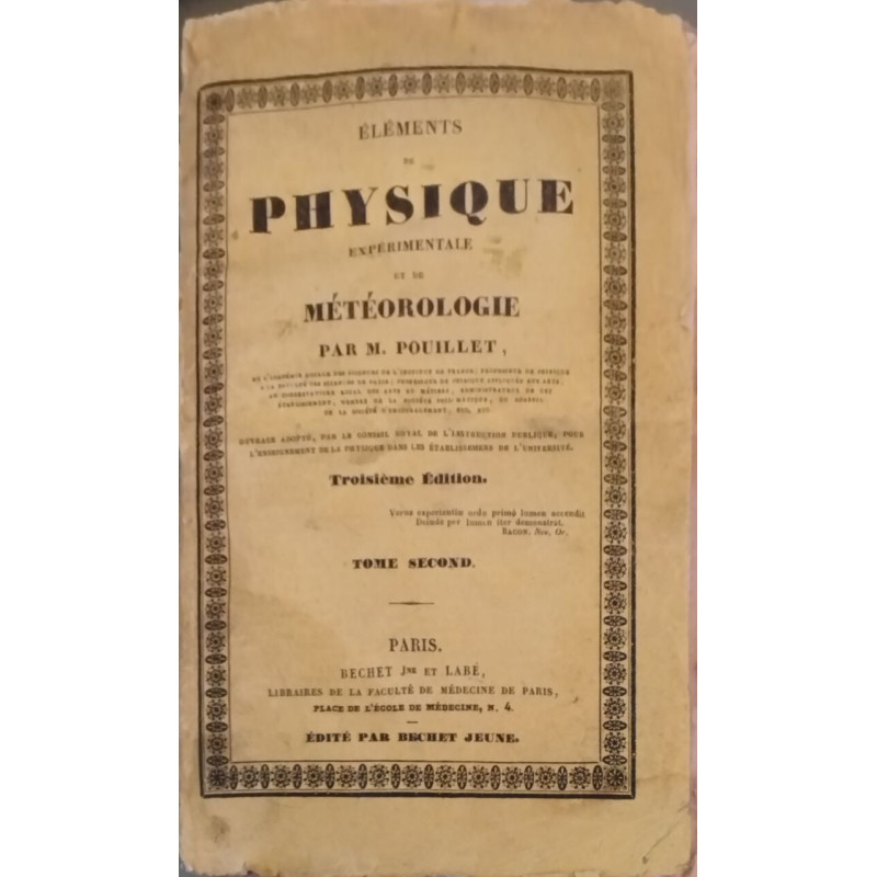 Éléments de physique expérimentale et de météorologie/ tome 2