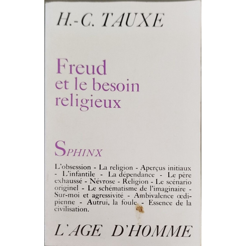 Freud et le besoin religieux