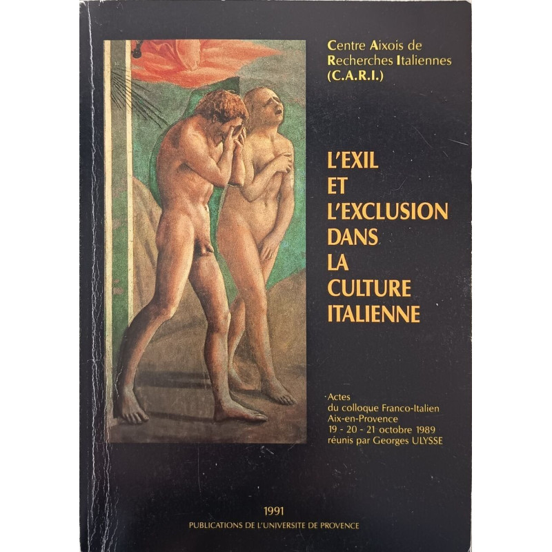L'exil et l'exclusion dans la culture italienne