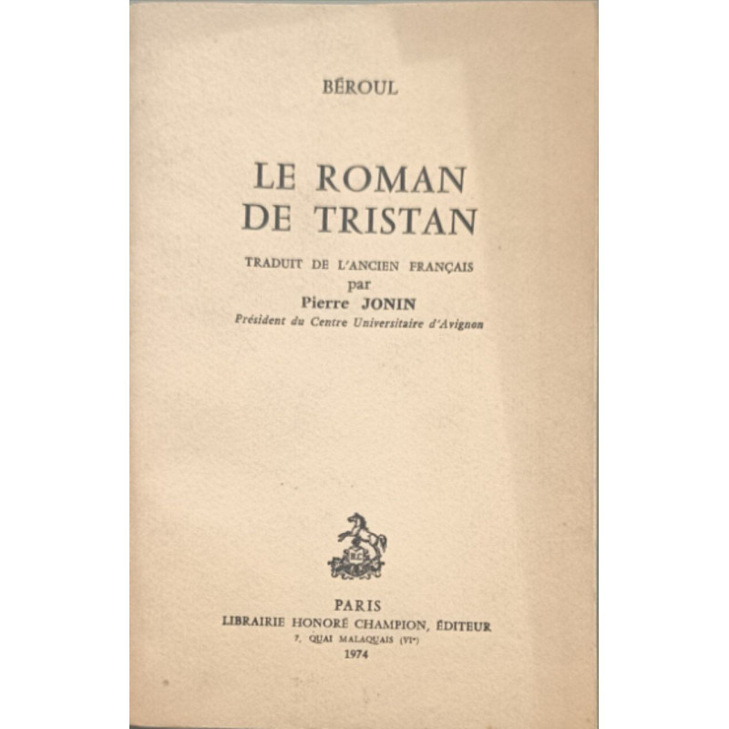 Le Roman de Tristan