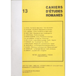 Cahiers d'études romanes n°13