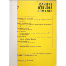 Cahiers d'études romanes n°7