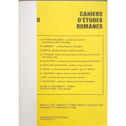 Cahiers d'études romanes n°8