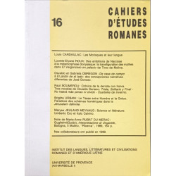 Cahiers d'études romanes n°16