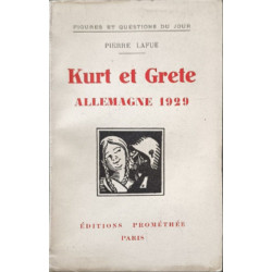 Kurt et Grete Allemagne 1929 EO