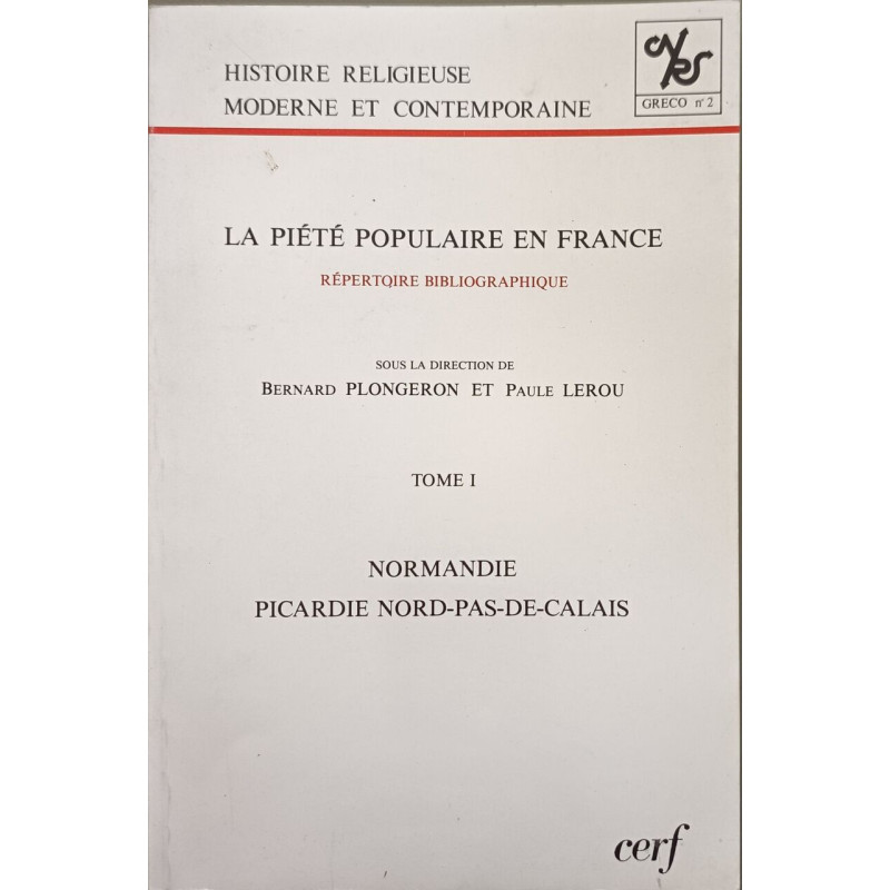 Piete populaire en France vol 1 normandie