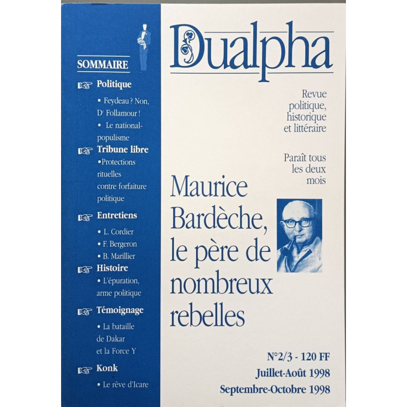 Dualpha : Revue politique historique et littéraire Maurice...