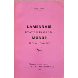 Lammenais rédacteur en chef du Monde (10 février - 7 juin 1837)
