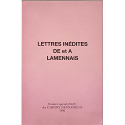 Lettres inédites de et à Lamennais