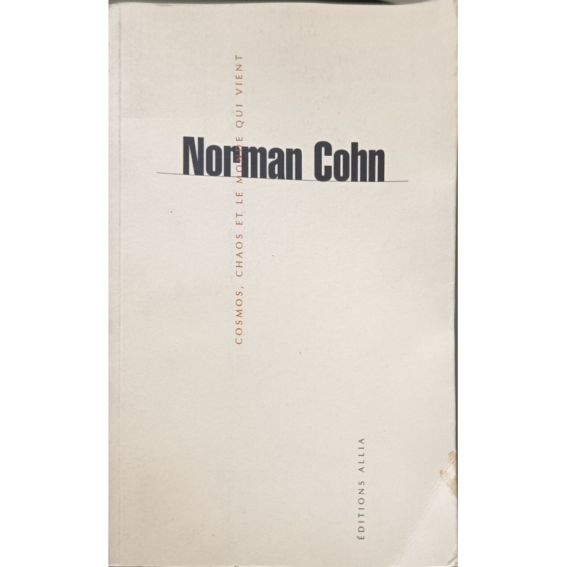 Cosmos Chaos Et Le Monde Qui Vient. Du Mythe Du Combat A...