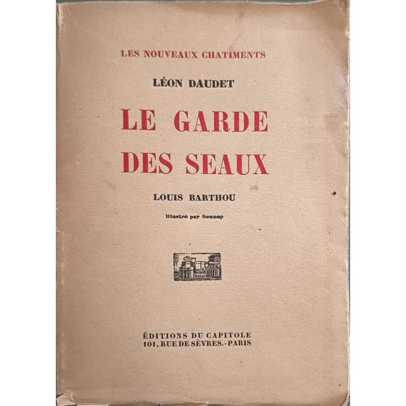 Le Garde des Sceaux exemplaire numéroté 2210/3500