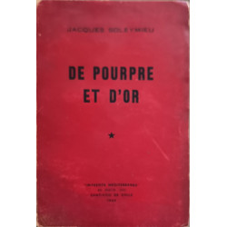 De pourpre et d'or ouvrage dédicacé par l'auteur