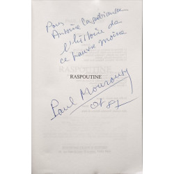 Raspoutine exemplaire dédicacé par l'auteur
