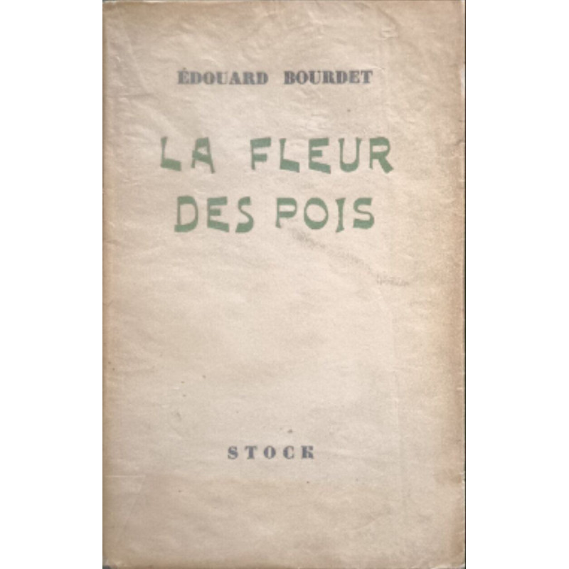 La fleur des pois ouvrage dédicacé par l'auteur