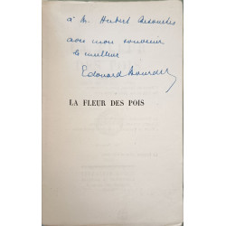 La fleur des pois ouvrage dédicacé par l'auteur