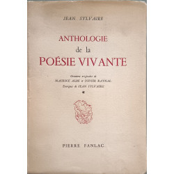 Anthologie de la poésie vivante gravures originales de M. Albe et...