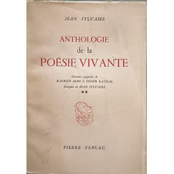 Anthologie de la poésie vivante gravures originales de M. Albe et...