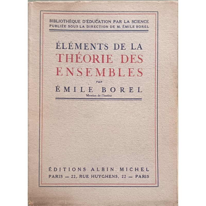 Éléments de la théorie des ensembles