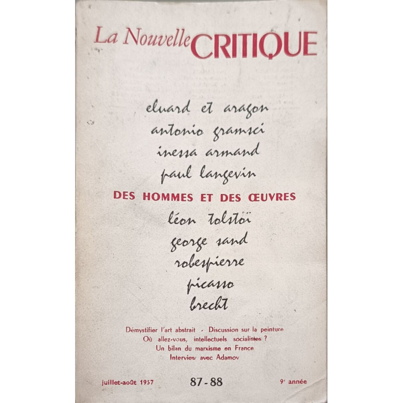 La Nouvelle Critique