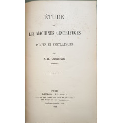 Étude sur les machines centrifuges pompes et ventilateurs