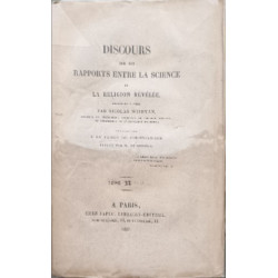 Discours sur les rapports entre la science et la religion révélée...