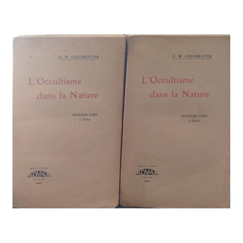 L'Occultisme dans la Nature/ complet en 2 tomes