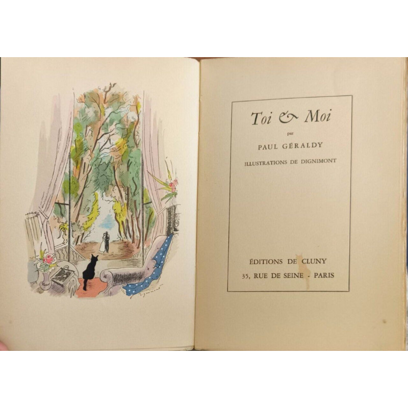 Toi et Moi - EO numérotée illustrations de dignimont