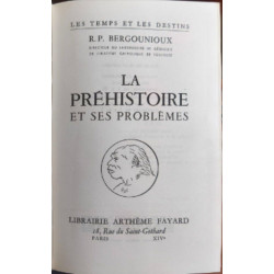 La préhistoire et ses problèmes