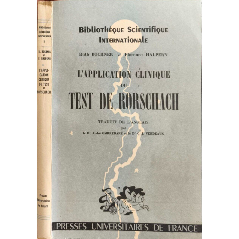 L'application clinique du test de Rorschach