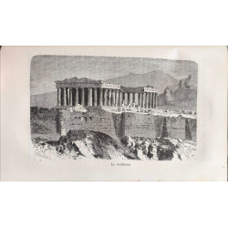 Géographie. La terre à vol d'oiseau tome 1 et 2 ( 176+194 gravures...