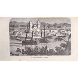 Géographie. La terre à vol d'oiseau tome 1 et 2 ( 176+194 gravures...