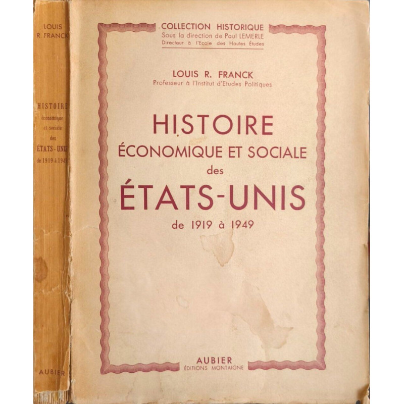 Histoire économique et sociale des États-Unis de 1919 à 1949