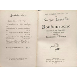 Boubouroche Nouvelle et Comédie avec un avant-propos inédit suivis...