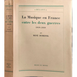 La Musique en France entre les deux guerres