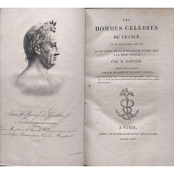 Des hommes célèbres de France au dix-huitième siècle et de l'état...
