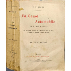 En canot automobile de paris à paris par la marne le canal de la...