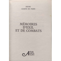 Mémoires d'exil et de combats