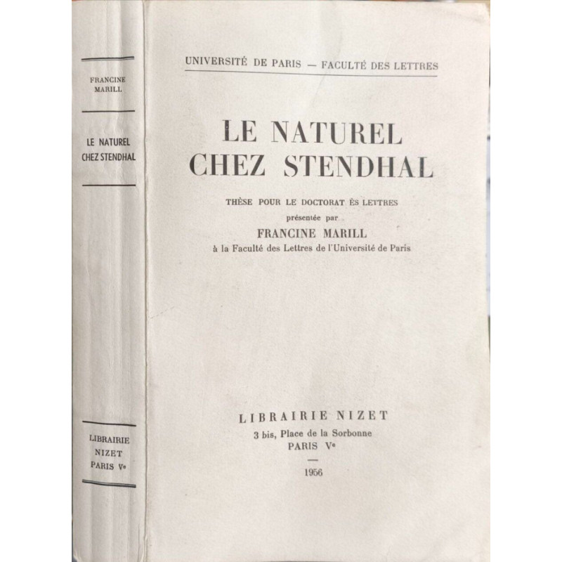 Le naturel chez Stendhal