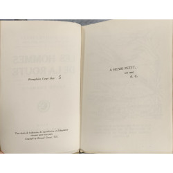 Les hommes de la route les cahiers verts 1927