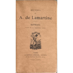 Œuvres de A. de Lamartine: Raphaël pages de la vingtième année