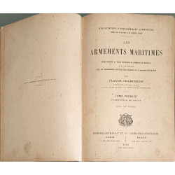 Les armements maritimes / tome 1 construction du navire avec 140...