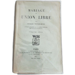 Mariage et union libre
