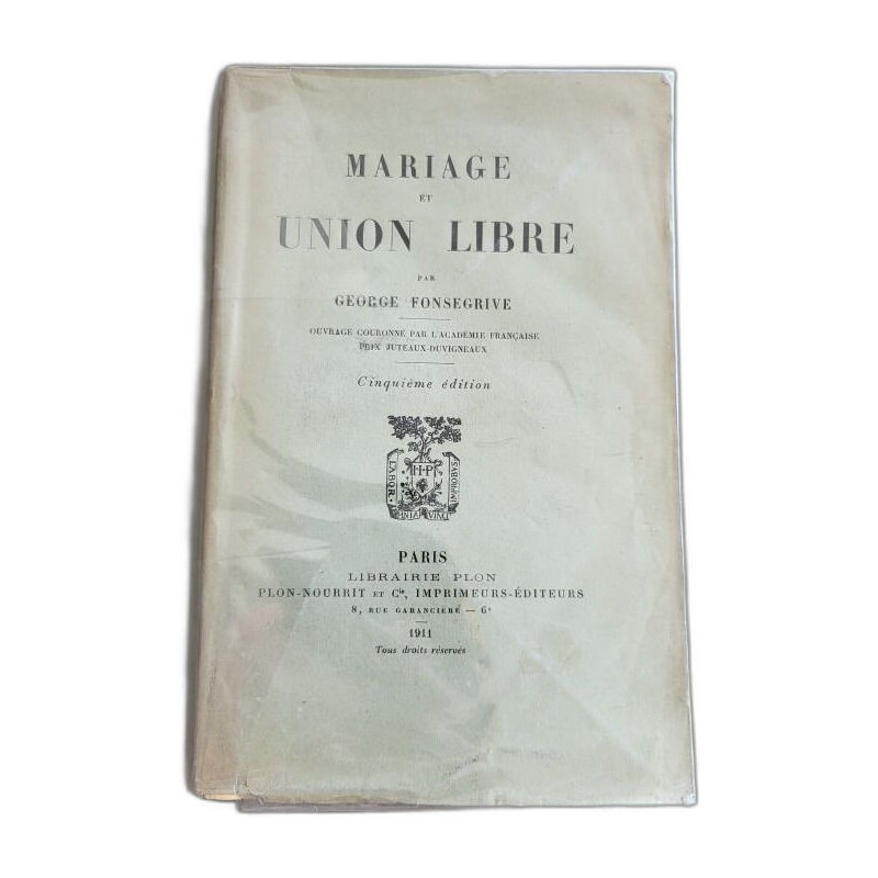 Mariage et union libre