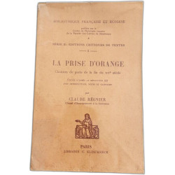 La prise d'Orange chanson de geste de la fin du XIIe siècle