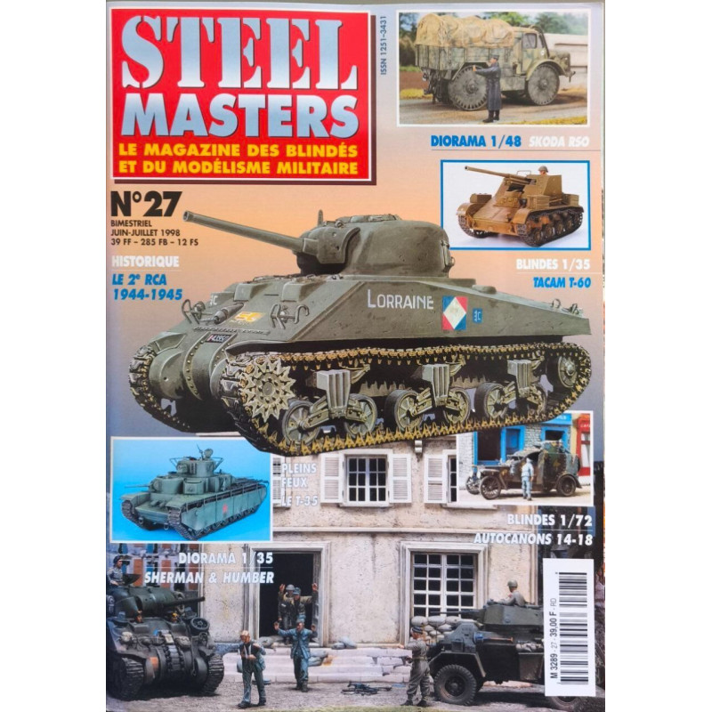 Steel masters / le magazine des blindes et du modélisme militaire...