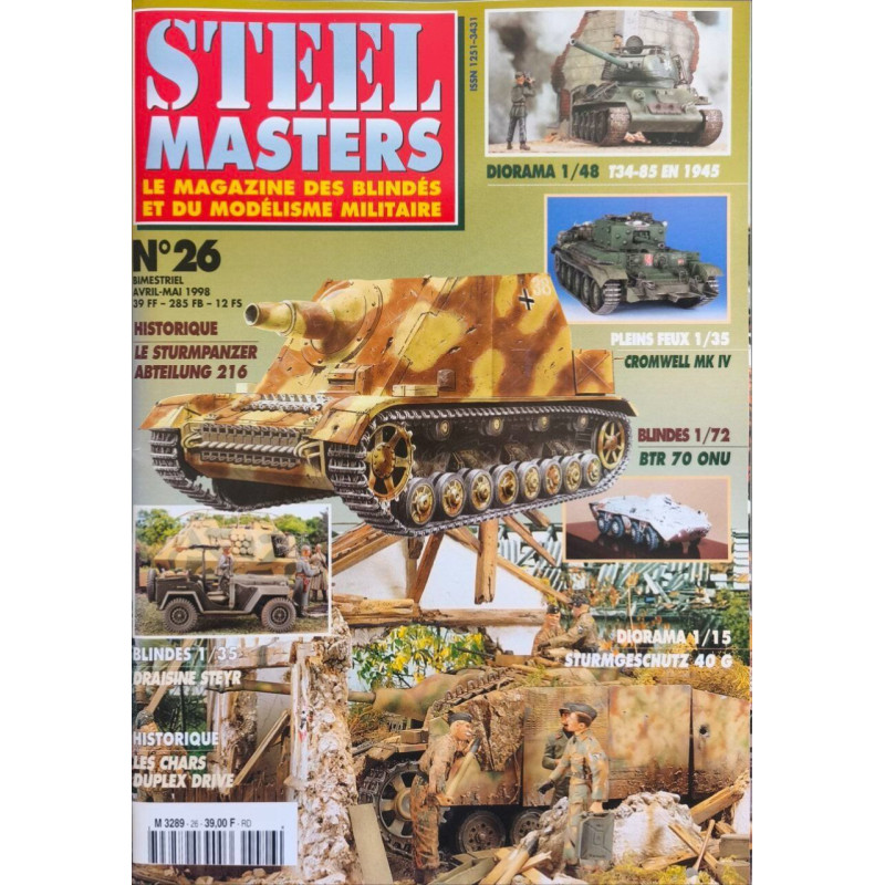 Steel masters / le magazine des blindes et du modélisme militaire...