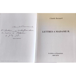 Lettres à Madame R.- St julien en beaujolais 1869-1878