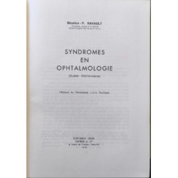 Syndromes en ophtalmologie